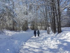 Schöner Winterwanderweg