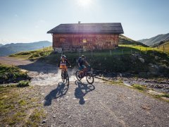 Mountainbiker in Damüls